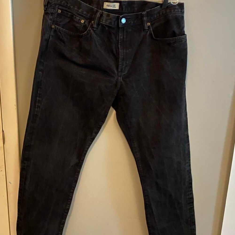 Gap Men's Black and Navy Jeans